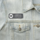 Aangepaste Logo werknemer Magnetic of Safety Pin Naamplaatje (In situ)