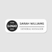 Aangepaste Logo werknemer Magnetic of Safety Pin Naamplaatje (Voorkant)