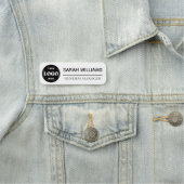 Aangepaste Logo werknemer Magnetic of Safety Pin Naamplaatje (In situ)