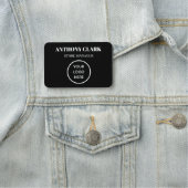 Aangepaste Logo werknemer magnetisch bedrijf Naamplaatje (In situ)