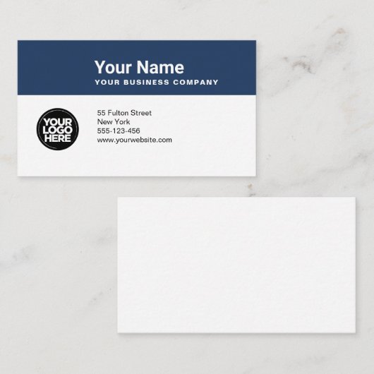 Aangepaste Logo werknemer Visitekaartje (Voorkant / Achterkant)