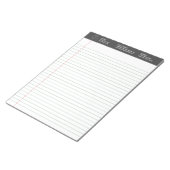 Aangepaste Logo Wide uitgesloten Tear-out Zakelijk Notitieblok (Schuin)