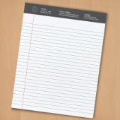 Aangepaste Logo Wide uitgesloten Tear-out Zakelijk Notitieblok