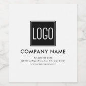 Aangepaste Logo Wijn Etiket (Enkel label)