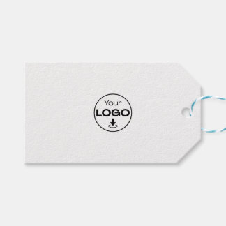 Aangepaste logo witte cadeautags | Gepersonaliseer Cadeaulabel
