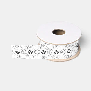 Aangepaste Logo Zakelijke cadeauverpakking Grosgrain Lint