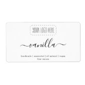 Aangepaste Logo zeep Label-Sticker Etiket (Voorkant)