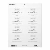 Aangepaste Logo zeep Label-Sticker Etiket (Full Sheet)