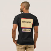 Aangepaste logokleurmix t-shirt (Achterkant volledig)