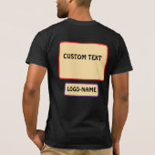 Aangepaste logokleurmix t-shirt (Achterkant)