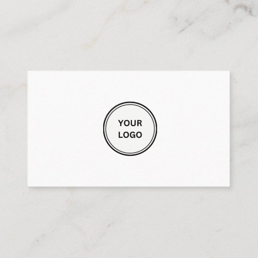 Aangepaste logo's, sociale media-pictogrammen en Q Visitekaartje (Achterkant)