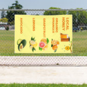 Aangepaste lokale fruitstandaard spandoek (Insitu)