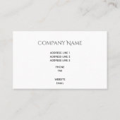 Aangepaste lokale zorg voor landschapsontwerp visitekaartje (Achterkant)