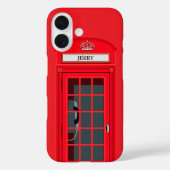 Aangepaste Londense rode telefooncel Case-Mate iPhone Case (Achterkant)