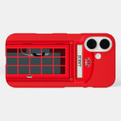 Aangepaste Londense rode telefooncel Case-Mate iPhone Case (Achterkant (horizontaal))