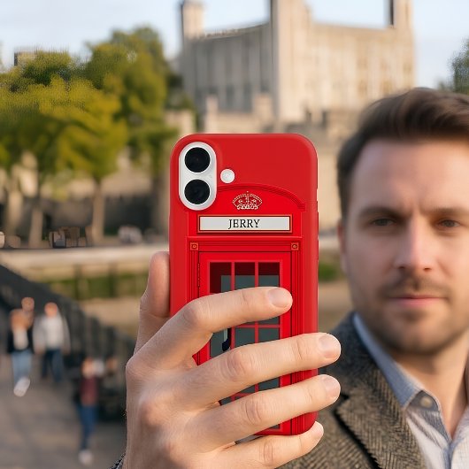 Aangepaste Londense rode telefooncel Case-Mate iPhone Case