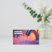 Aangepaste loodgieter QR Visitekaartje (Staand voorkant)