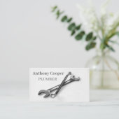 Aangepaste loodgieter visitekaartje (Staand voorkant)
