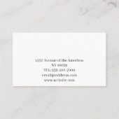 Aangepaste loodgieter visitekaartje (Achterkant)