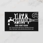 Aangepaste loodgieter visitekaartje (Voorkant)