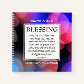 Aangepaste LORD BLESS JE Nummers 6 Prayer Journal Notitieboek (Voorkant)