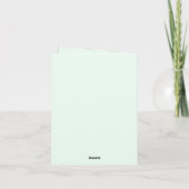 Aangepaste Lotus bloem Bruids Shower Bedankt (Achterkant)