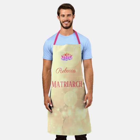 Aangepaste Lotus Flower Matriarch Schort (Gedragen)