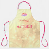 Aangepaste Lotus Flower Matriarch Schort (Voorkant)