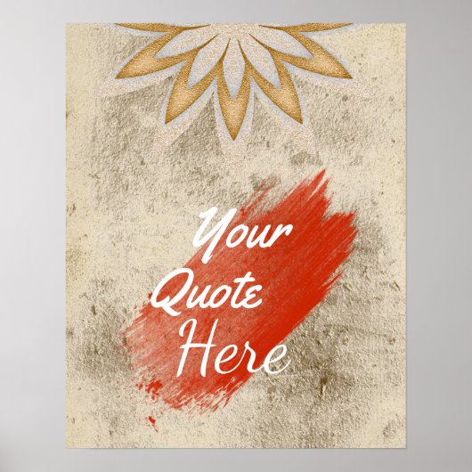 Aangepaste Lotus Flower voor offerte Poster (Voorkant)