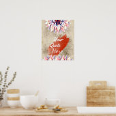 Aangepaste  Lotus Flower voor offerte Poster (Keuken)