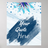 Aangepaste Lotus Flower voor offerte Poster (Voorkant)