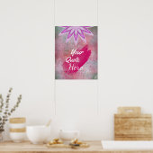 Aangepaste  Lotus Flower voor offerte Poster (Keuken)