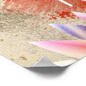 Aangepaste  Lotus Flower voor offerte Poster (Hoek)