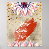 Aangepaste  Lotus Flower voor offerte Poster (Voorkant)