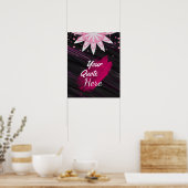 Aangepaste Lotus Flower voor offerte Poster (Keuken)