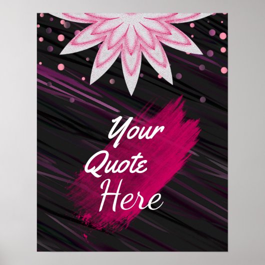 Aangepaste Lotus Flower voor offerte Poster (Voorkant)