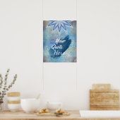 Aangepaste  Lotus Flower voor offerte Poster (Keuken)