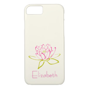 Aangepaste Lotus Flower/Water Lily iPhone 8/7 Hoesje