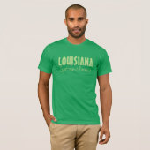 aangepaste LOUISIANA-tekstkleding T-shirt (Voorkant volledig)