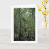 Aangepaste Louisiana-Wenskaarten uit de moerasserv Kaart (Gele Bloem)