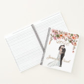 Aangepaste Love Wedding Edit binnen ontwerp papier Notitieboek (Binnen)