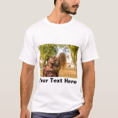 aangepaste Lover, aangepaste foto, aangepaste gebe T-shirt (Voorkant)