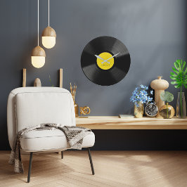 Aangepaste LP Vinyl Record wandklok
