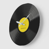 Aangepaste LP Vinyl Record wandklok (Hoek)