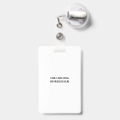 Aangepaste LPC Licensed Professional Counselor Badge (Achterkant met intrekbare clip)