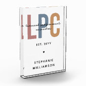 Aangepaste LPC Licensed Professional Counselor Fotoblokken (Links)