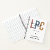 Aangepaste LPC Licensed Professional Counselor Notitieboek (Binnen)