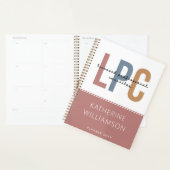 Aangepaste LPC Licensed Professional Counselor Planner (Display)
