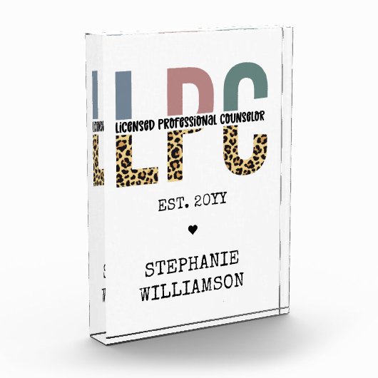 Aangepaste LPC-licentie voor professionele consult Fotoblokken (Links)