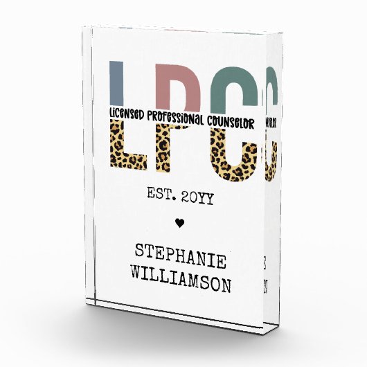 Aangepaste LPC-licentie voor professionele consult Fotoblokken (Rechts)